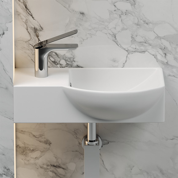 Раковина Ceramicanova Element 40 R CN6039R Белая Раковина Ceramicanova Element 40 R CN6039R Белая