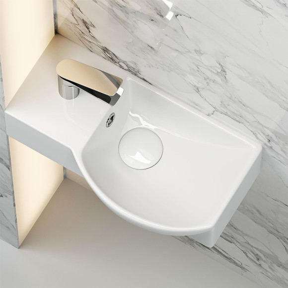 Раковина Ceramicanova Element 40 R CN6039R Белая Раковина Ceramicanova Element 40 R CN6039R Белая