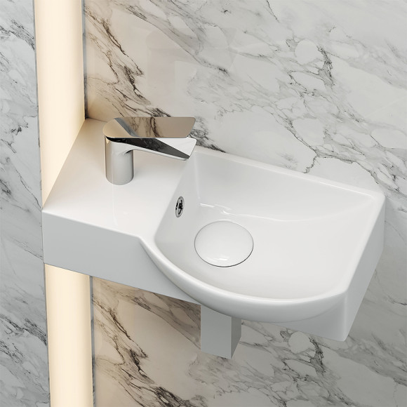 Раковина Ceramicanova Element 40 R CN6039R Белая Раковина Ceramicanova Element 40 R CN6039R Белая