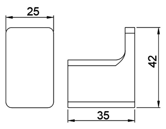 Крючок Timo Selene 14011/03 Черный