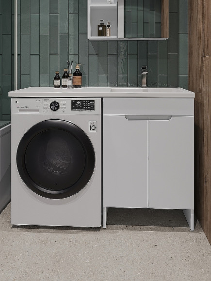 Тумба под раковину Orange Sistema 120 STD-60TUW Белая Тумба под раковину Orange Sistema 120 STD-60TUW Белая