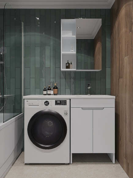 Тумба под раковину Orange Sistema 120 STD-60TUW Белая Тумба под раковину Orange Sistema 120 STD-60TUW Белая