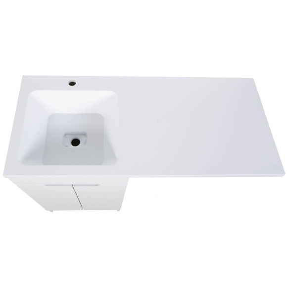 Тумба под раковину Orange Sistema 120 STD-60TUW Белая Тумба под раковину Orange Sistema 120 STD-60TUW Белая