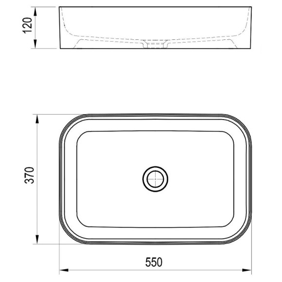 Раковина-чаша Ravak Ceramic R Slim 55 XJX01155002 Белая Раковина-чаша Ravak Ceramic R Slim 55 XJX01155002 Белая
