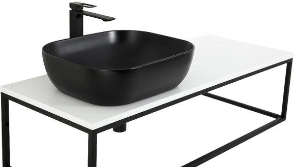 Столешница под раковину BelBagno 120 EK-120-AS-BO-L Bianco Opaco Столешница под раковину BelBagno 120 EK-120-AS-BO-L Bianco Opaco