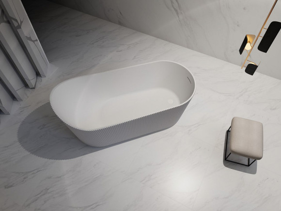 Акриловая ванна Abber 170х80 AB9445MW без гидромассажа Акриловая ванна Abber 170х80 AB9445MW без гидромассажа