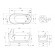 Акриловая ванна Abber 170х80 AB9445MW без гидромассажа Акриловая ванна Abber 170х80 AB9445MW без гидромассажа