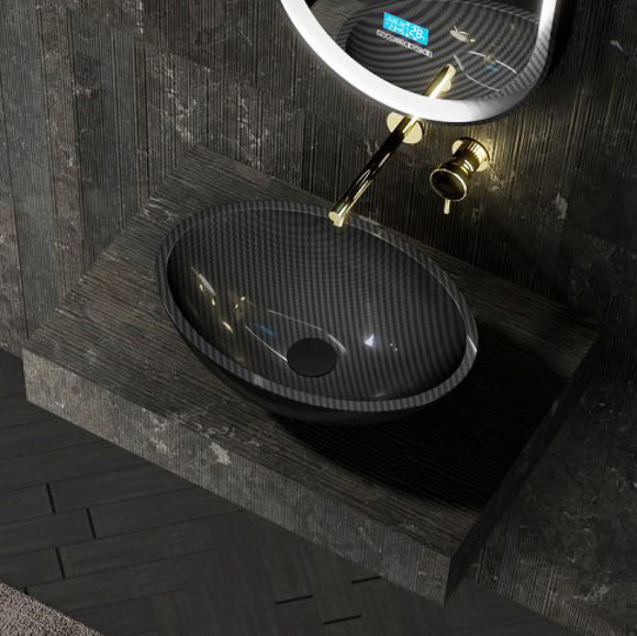 Раковина-чаша Abber Karbon 50 AK2042 Черная Раковина-чаша Abber Karbon 50 AK2042 Черная