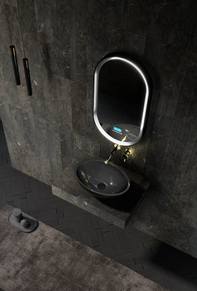 Раковина-чаша Abber Karbon 50 AK2042 Черная Раковина-чаша Abber Karbon 50 AK2042 Черная