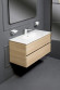Тумба под раковину Boheme Armadi Art Vallessi 80 837-080-L подвесная Дуб светлый матовый
