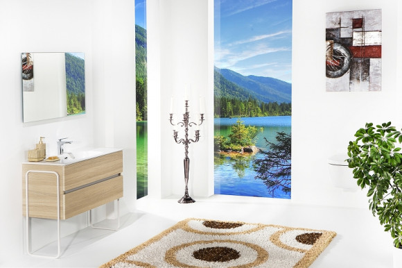 Тумба под раковину Boheme Armadi Art Vallessi 80 837-080-L подвесная Дуб светлый матовый