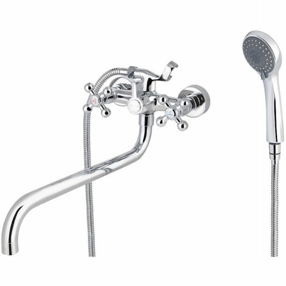 Смеситель для ванны Kaiser Carlson Lux 11155 универсальный Хром Смеситель для ванны Kaiser Carlson Lux 11155 универсальный Хром