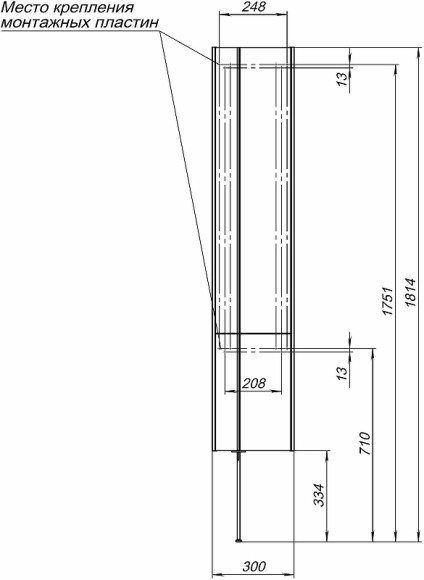 Шкаф пенал Allen Brau Reality 30 R 1.32001.PWM подвесной Папирус матовый Шкаф пенал Allen Brau Reality 30 R 1.32001.PWM подвесной Папирус матовый