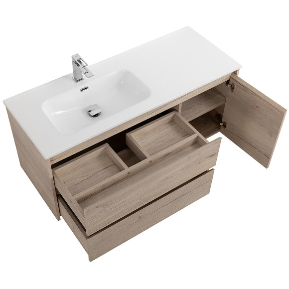 Тумба под раковину BelBagno Kraft 120 L KRAFT-1200-2C-1A-SO-RGB-L подвесная Rovere Galifax Bianco Тумба под раковину BelBagno Kraft 120 L KRAFT-1200-2C-1A-SO-RGB-L подвесная Rovere Galifax Bianco