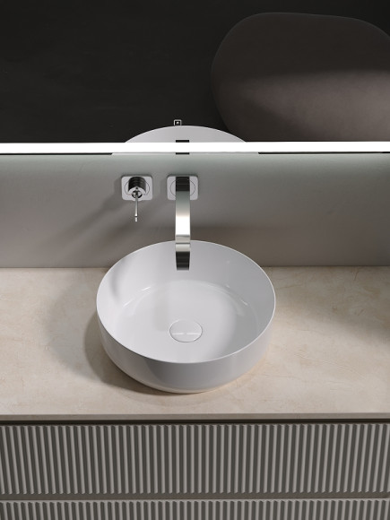 Тумба под раковину Sancos Snob R 100 SNR100CE подвесная Beige Soft