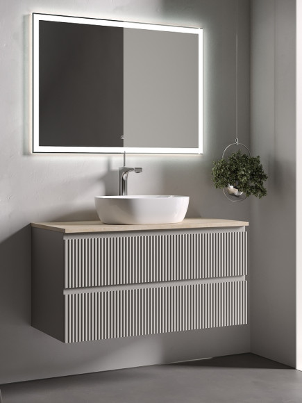 Тумба под раковину Sancos Snob R 100 SNR100CE подвесная Beige Soft