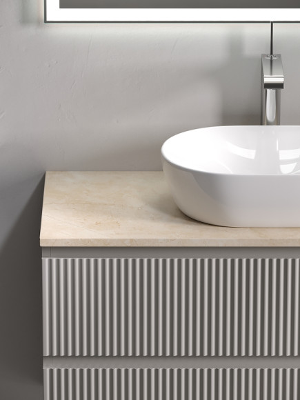 Тумба под раковину Sancos Snob R 100 SNR100CE подвесная Beige Soft