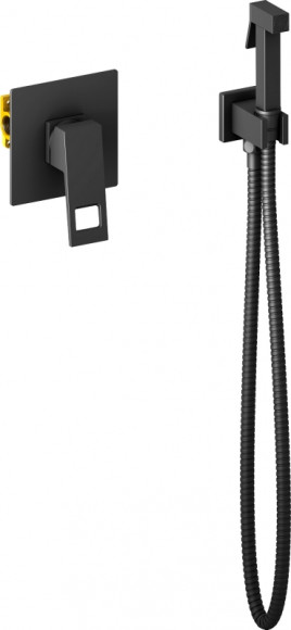 Гигиенический душ со смесителем Timo Briana 7189/03SM Черный матовый