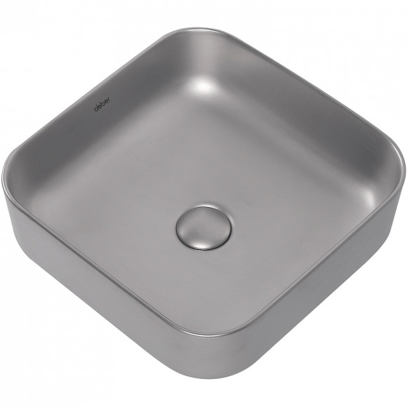 Раковина-чаша Abber Rechteck 39 AC2211MS Серебро матовое Раковина-чаша Abber Rechteck 39 AC2211MS Серебро матовое