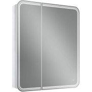 Зеркальный шкаф Art&Max Verona AM-Ver-700-800-2D-R-DS-F с подсветкой с сенсорным выключателем Белый