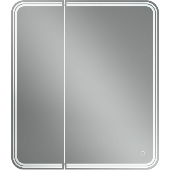 Зеркальный шкаф Art&Max Verona AM-Ver-700-800-2D-R-DS-F с подсветкой с сенсорным выключателем Белый Зеркальный шкаф Art&Max Verona AM-Ver-700-800-2D-R-DS-F с подсветкой с сенсорным выключателем Белый