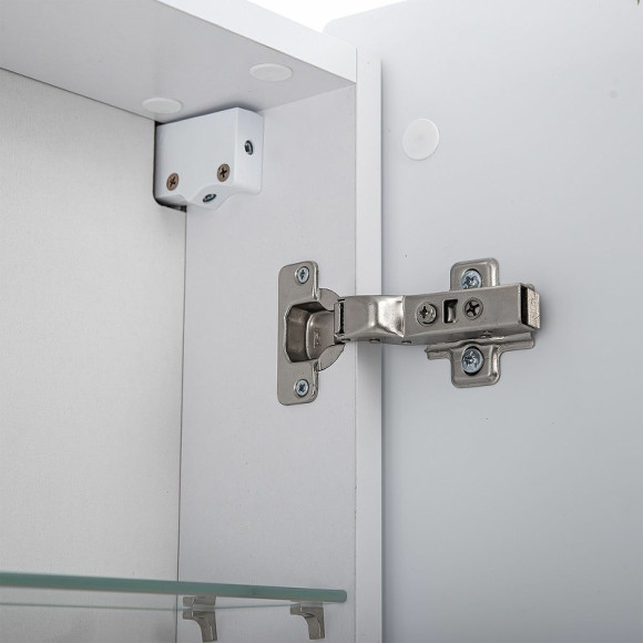 Зеркальный шкаф Art&Max Verona AM-Ver-700-800-2D-R-DS-F с подсветкой с сенсорным выключателем Белый Зеркальный шкаф Art&Max Verona AM-Ver-700-800-2D-R-DS-F с подсветкой с сенсорным выключателем Белый