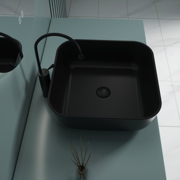 Раковина-чаша Esbano Ercina-N 39 ESRNERCINMB Черная матовая