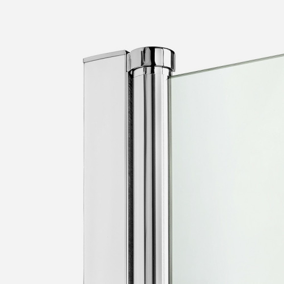 Душевой уголок New Trendy New Soleo Chrome 100x80 D-0150A/D-0152A профиль Хром стекло прозрачное Душевой уголок New Trendy New Soleo Chrome 100x80 D-0150A/D-0152A профиль Хром стекло прозрачное