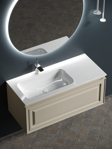 Тумба под раковину Sancos Very 100 L VR100LCE подвесная Beige Soft