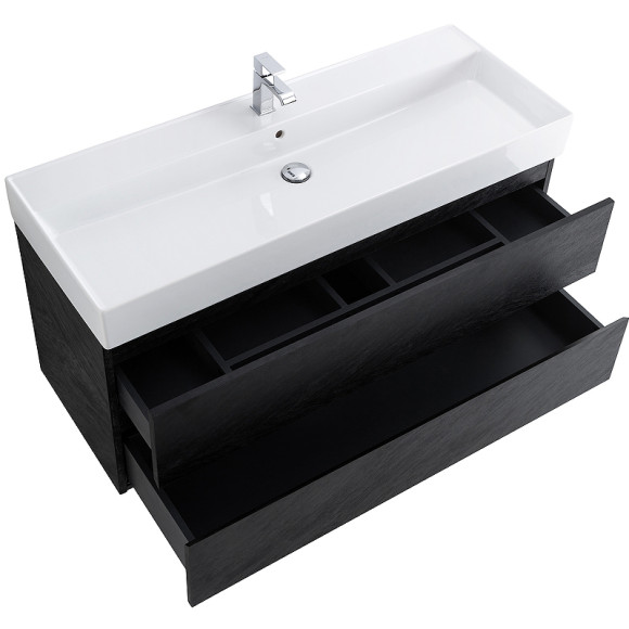 Тумба под раковину Cezares Molveno 46 120 MOLVENO 46-120-2C-SO-NR подвесная Nero