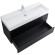 Тумба под раковину Cezares Molveno 46 120 MOLVENO 46-120-2C-SO-NR подвесная Nero