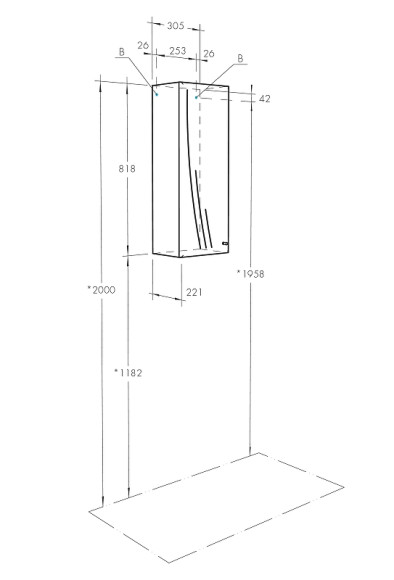 Подвесной шкаф Aquaton Минима М 30 R 1A001803MN01R Белый