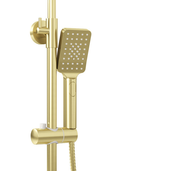 Душевая система Grossman Cosmo 500.K35.02.320 Золото брашированное Душевая система Grossman Cosmo 500.K35.02.320 Золото брашированное
