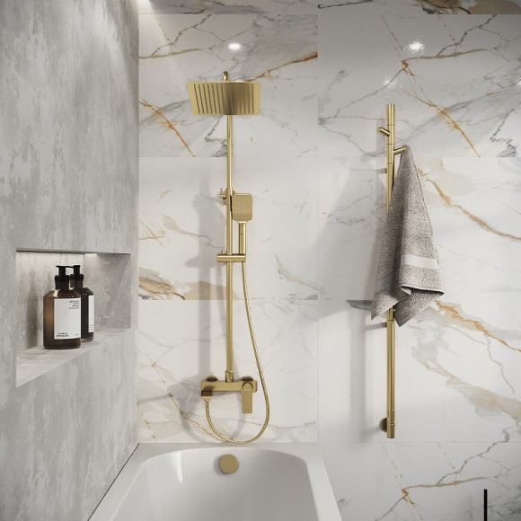 Душевая система Grossman Cosmo 500.K35.02.320 Золото брашированное Душевая система Grossman Cosmo 500.K35.02.320 Золото брашированное