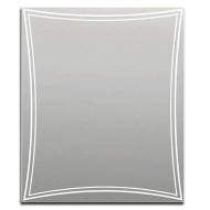 Зеркало Marka One Brio 75 с подсветкой Light