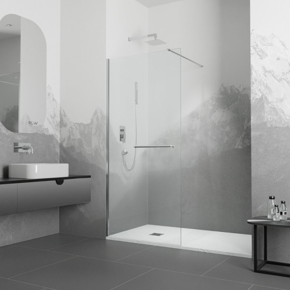 Душевая перегородка RGW Walk In WA-040 120 35104012-11 профиль Хром стекло прозрачное