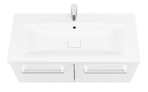 Тумба под раковину Aquaton Мадрид 100 М 1A128001MA010 подвесная Белая