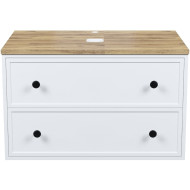 Тумба под раковину Iddis Torr 80 TOR80WBi95K подвесная Белая матовая