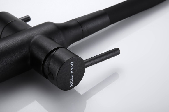 Смеситель для кухни Paulmark Salix Sa213419-418 Черный металлик Смеситель для кухни Paulmark Salix Sa213419-418 Черный металлик