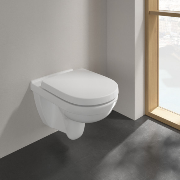 Унитаз Villeroy&Boch O.Novo 5660HRR1 подвесной с сиденьем Микролифт Унитаз Villeroy&Boch O.Novo 5660HRR1 подвесной с сиденьем Микролифт