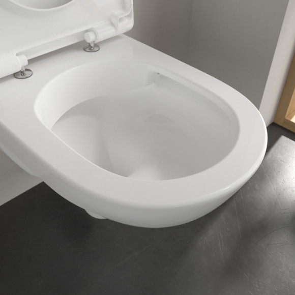 Унитаз Villeroy&Boch O.Novo 5660HRR1 подвесной с сиденьем Микролифт Унитаз Villeroy&Boch O.Novo 5660HRR1 подвесной с сиденьем Микролифт