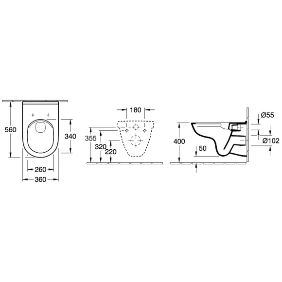 Унитаз Villeroy&Boch O.Novo 5660HRR1 подвесной с сиденьем Микролифт Унитаз Villeroy&Boch O.Novo 5660HRR1 подвесной с сиденьем Микролифт
