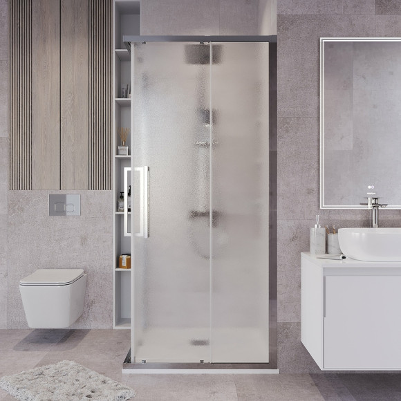 Душевой уголок Grossman Cosmo 100х100 300.K33.02.1010.10.02 профиль Хром стекло шиншилла Душевой уголок Grossman Cosmo 100х100 300.K33.02.1010.10.02 профиль Хром стекло шиншилла