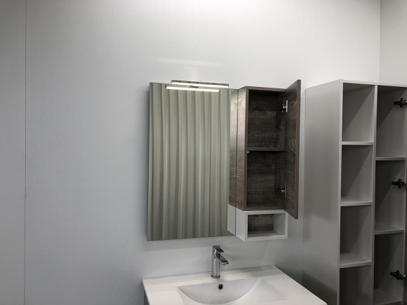 Зеркальный шкаф Comforty Турин 75 00004144198 Дуб бежевый Зеркальный шкаф Comforty Турин 75 00004144198 Дуб бежевый