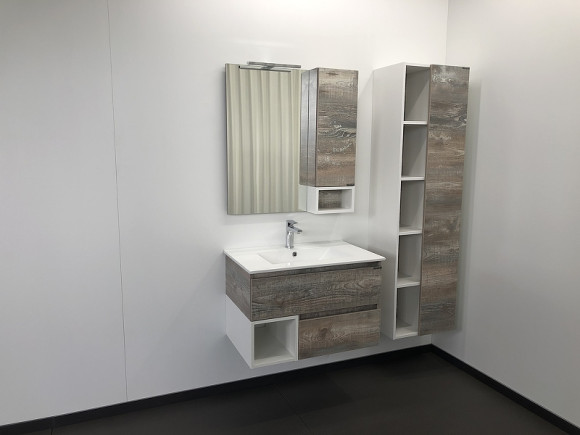 Зеркальный шкаф Comforty Турин 75 00004144198 Дуб бежевый Зеркальный шкаф Comforty Турин 75 00004144198 Дуб бежевый