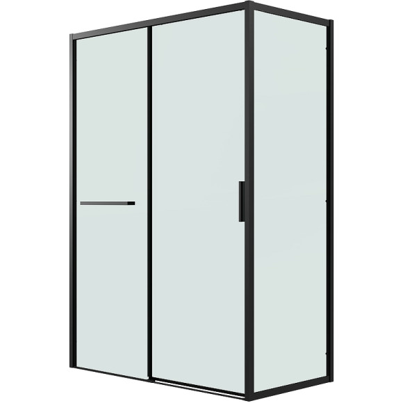 Душевой уголок Grossman Style 130х90 120.K33.05.1390.21.00 профиль Черный матовый стекло прозрачное