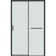 Душевая дверь Grossman Style 130 100.K33.05.130.21.02 профиль Черный матовый стекло шиншилла
