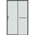 Душевая дверь Grossman Style 130 100.K33.05.130.21.02 профиль Черный матовый стекло шиншилла