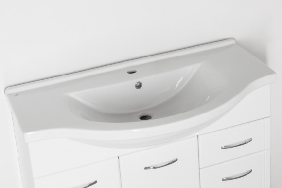 Тумба под раковину Style Line Эко Стандарт 26 Эльбрус 100 Белый глянец Тумба под раковину Style Line Эко Стандарт 26 Эльбрус 100 Белый глянец