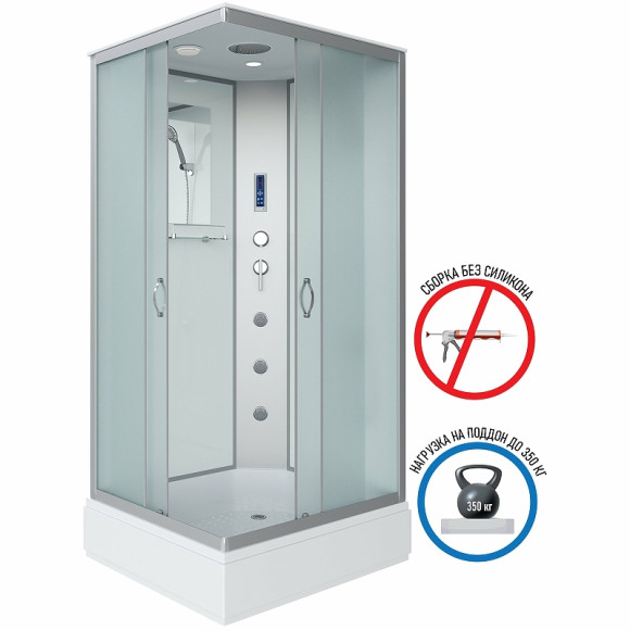 Душевая кабина Niagara Classic 90х80 NG-33984-14QF с гидромассажем